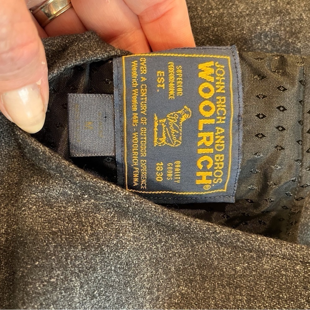 Vintage Woolrich medium charcoal gray shift dress - Picture 12 of 16